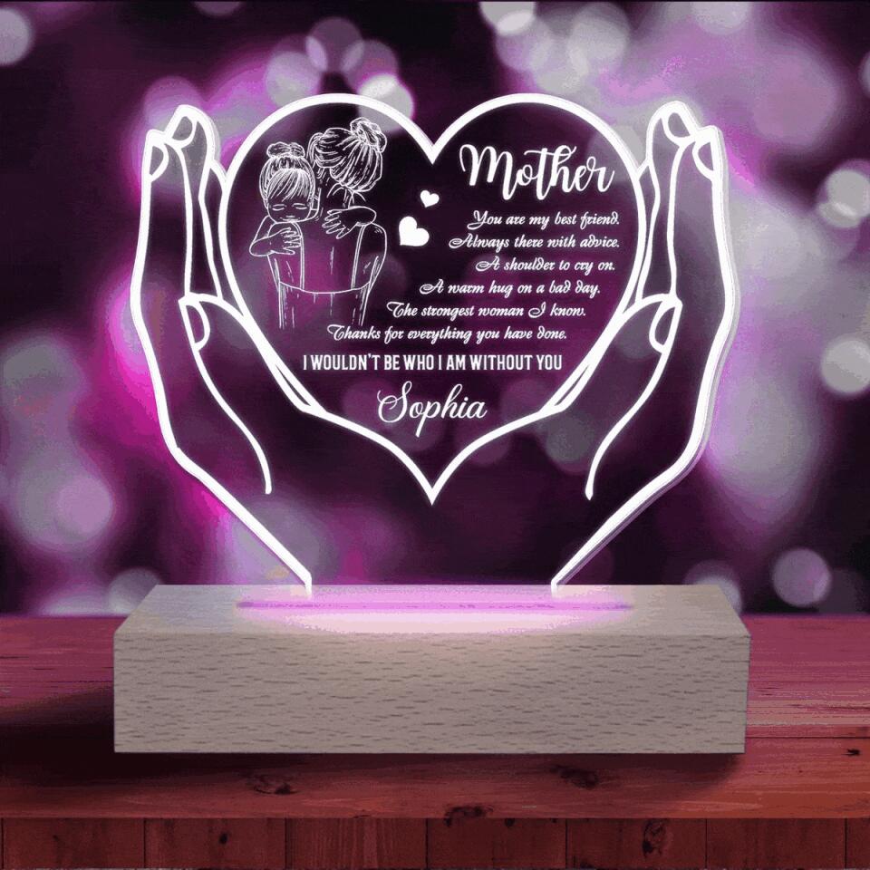 You Are My Best Friend Always There With Advice Acrylic Night Light