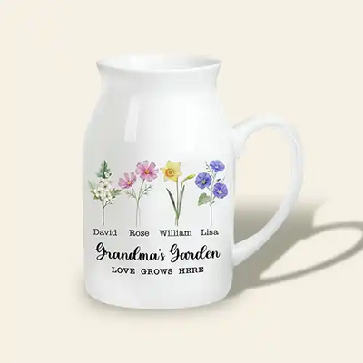 Mom Flower Vase