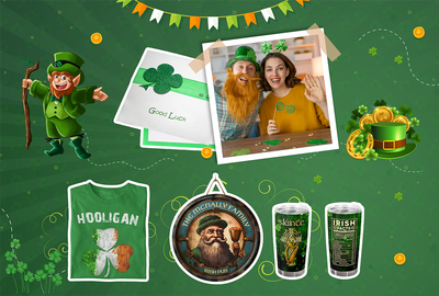 St Patrick's Day 🍀Personalized Tshirts, Doormats and Welcome Signs
