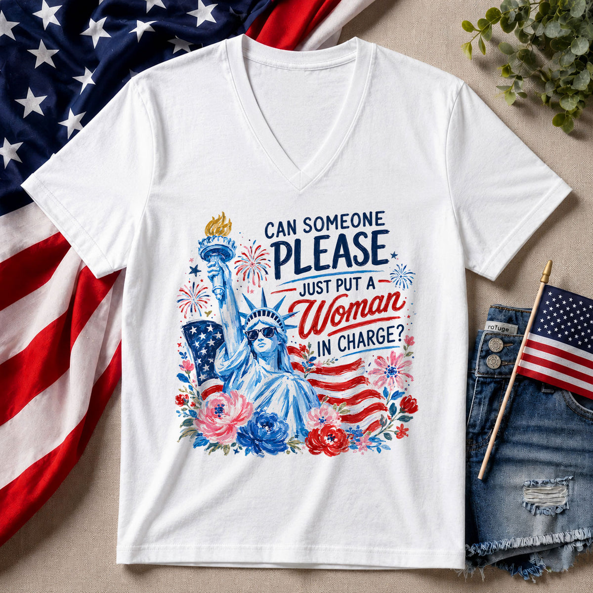 Feminist 4th of July 50th Anniversary Shirt America 250th Liberal Patriotic Shirt