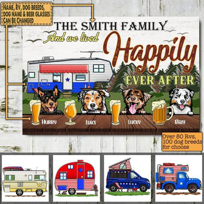 And We Lived Happily Ever After - Metal Sign