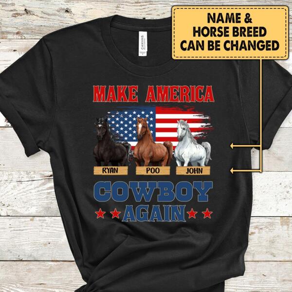Make America Cowboy Again - T-shirt