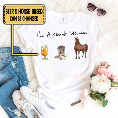 I'm A Simple Woman - Ladies T-shirt