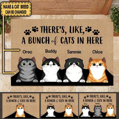 There's, Like A Bunch Of Cats In Here - Doormat