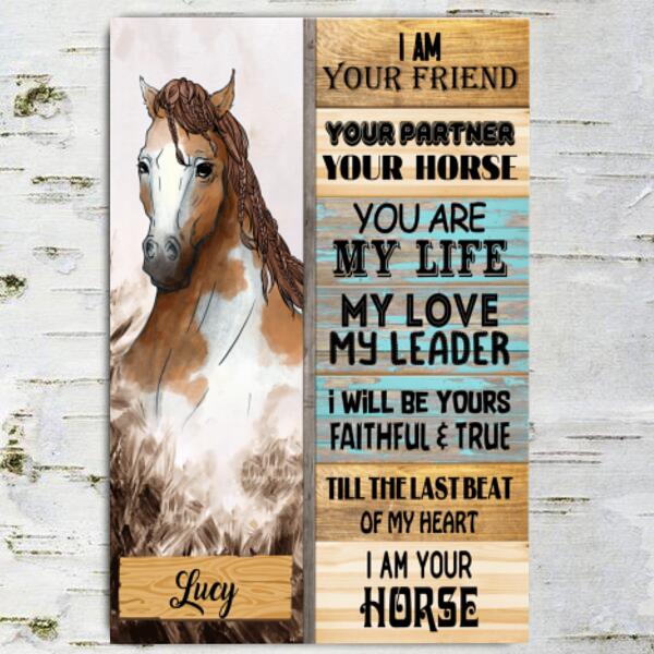 I'm Your Horse - Personalized Metal Sign, Gift For Horse Lovers