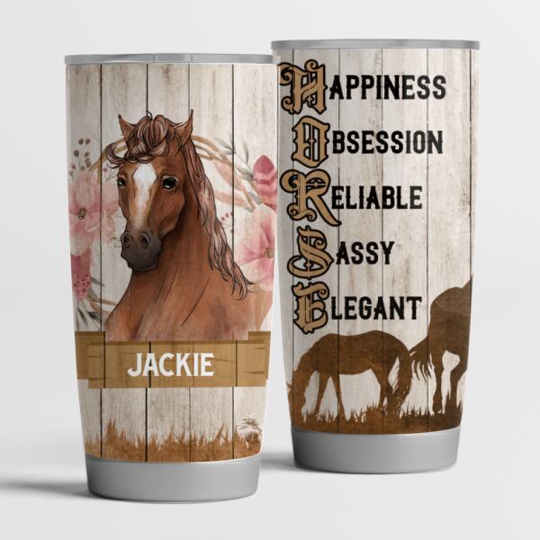 HORSE - Personalized Tumbler