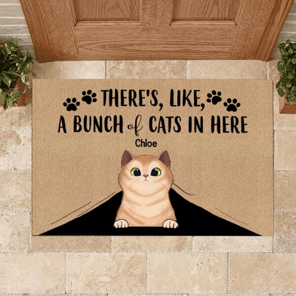 There's, Like A Bunch Of Cats In Here - Doormat