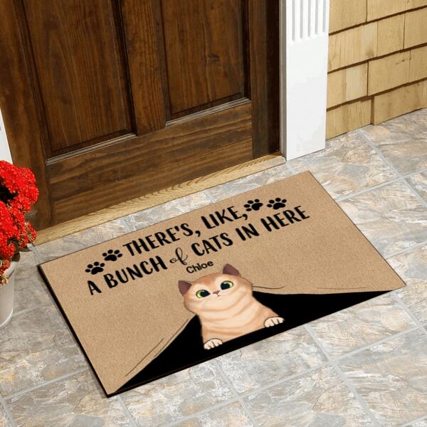 There's, Like A Bunch Of Cats In Here - Doormat