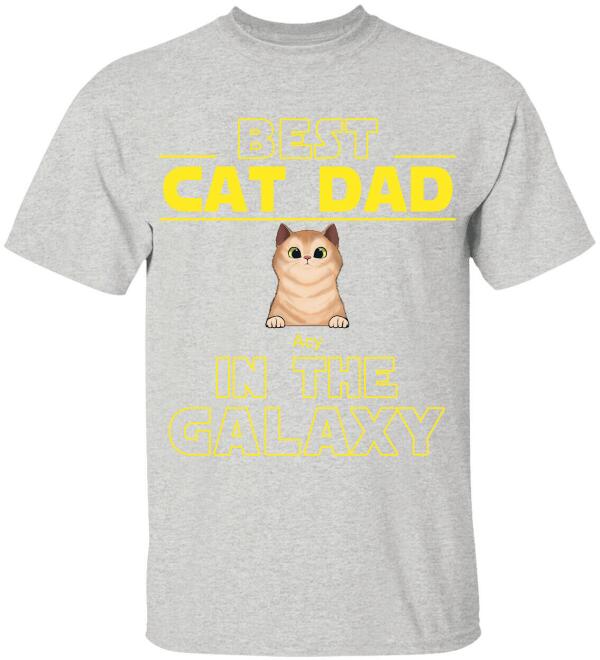 Best Cat Dad In The Galaxy - T-shirt