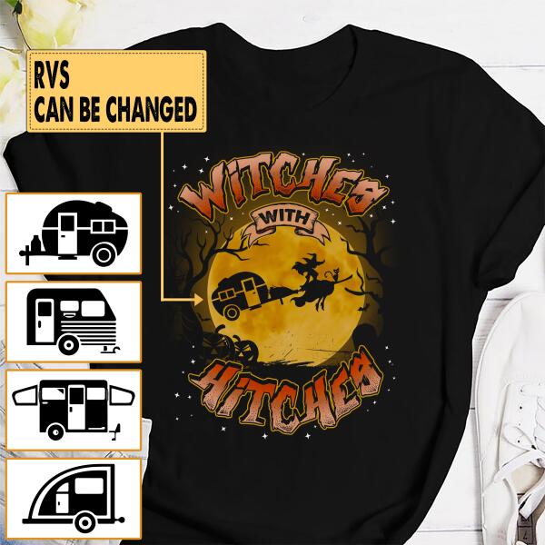 Witches With Hitches - Personalized T-shirt