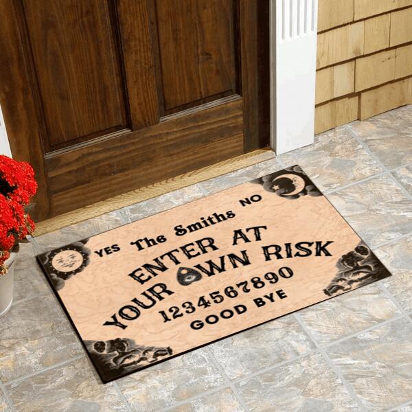 Ouija Board Halloween Style - Personalized Doormat