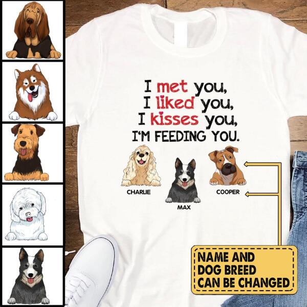 I Met You...I'm Feedding You - Personalized T-shirt