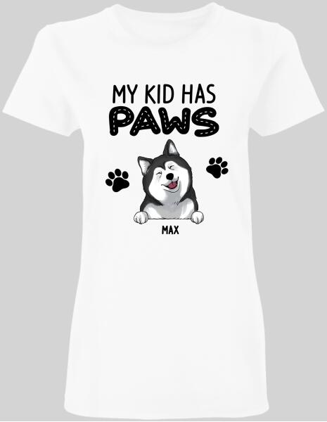 My Kids Have Paws - Personalized T-shirt