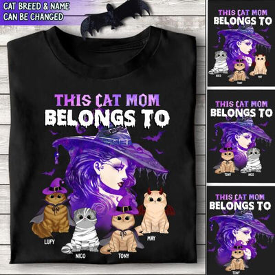 This Dog Mom Belongs To - Personalized T-shirt