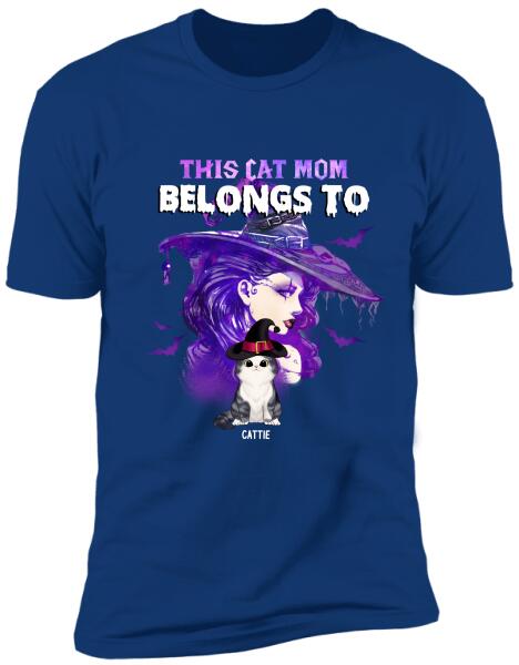 This Dog Mom Belongs To - Personalized T-shirt