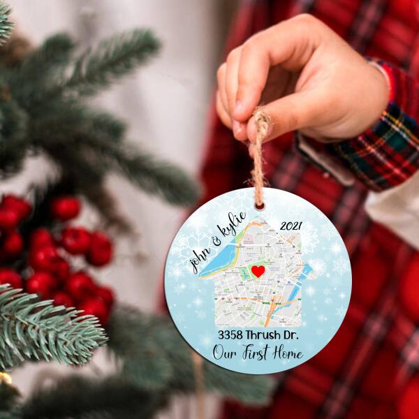 Our First Home - Best Gift Idea for Christmas - Personalized Orrnament