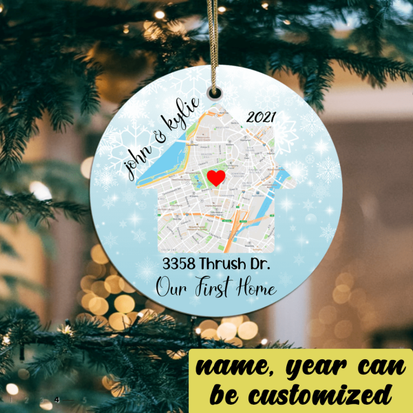 Our First Home - Best Gift Idea for Christmas - Personalized Orrnament