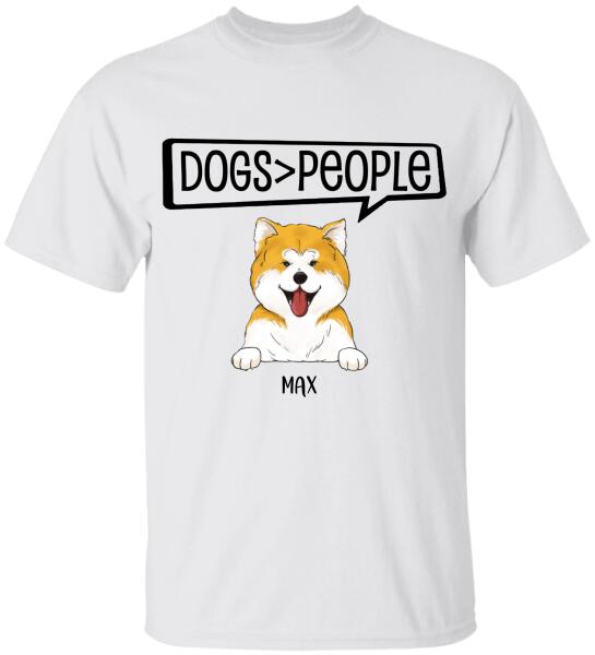 Personalized Dogs>People - T-Shirt