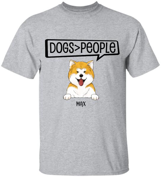 Personalized Dogs>People - T-Shirt