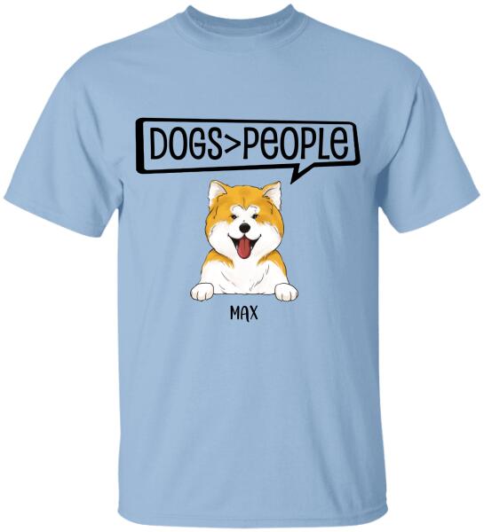 Personalized Dogs>People - T-Shirt