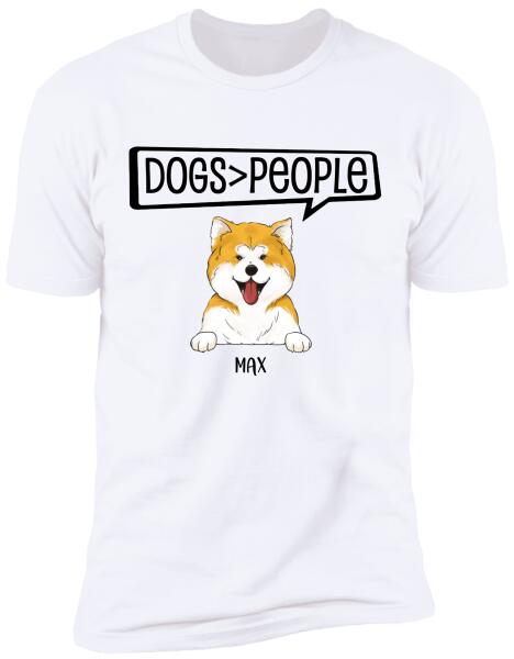 Personalized Dogs>People - T-Shirt