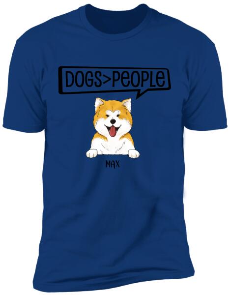 Personalized Dogs>People - T-Shirt