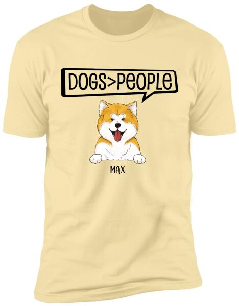 Personalized Dogs>People - T-Shirt