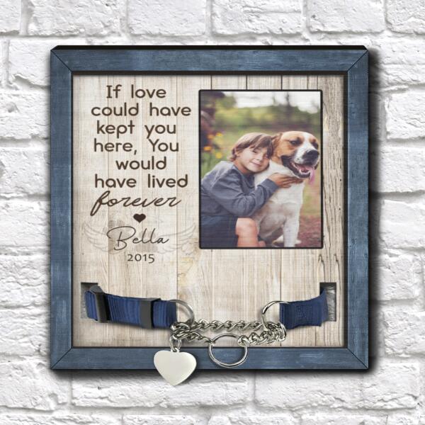 If Love Could Have Kept you Here, Personalized Pet Memorial Sign, Pet Loss Gift