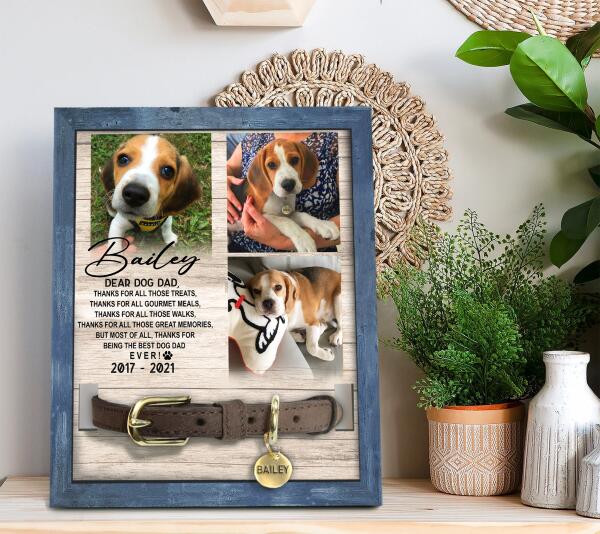 Thanks For Being The Best Dog Mom, Pet Memorial Sign, Unique Pet Loss Gift