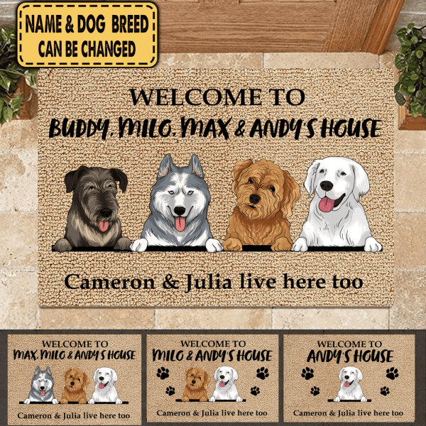 Welcome To Our House - Personalized Doormat