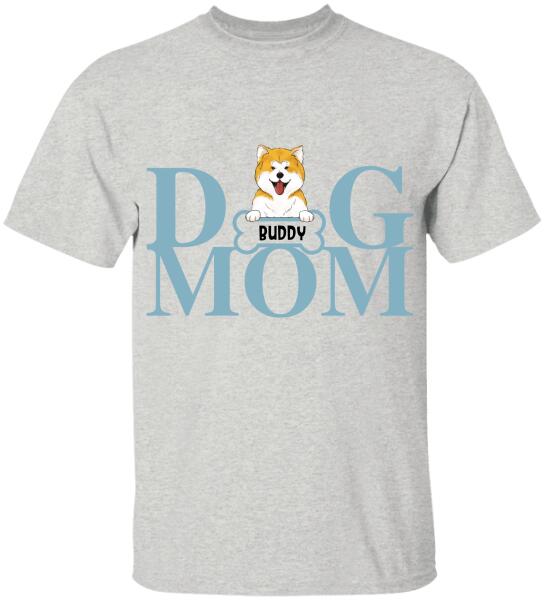 Personalized Dog Mom, Dog Dad T-Shirt