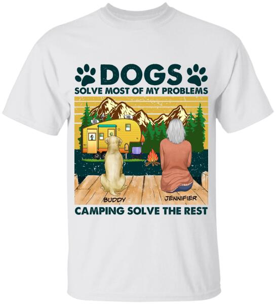 Dogs Solve Most Of My Problems - Personalized T-Shirt