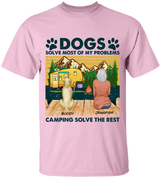 Dogs Solve Most Of My Problems - Personalized T-Shirt