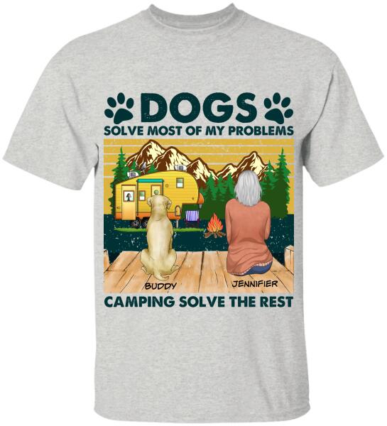 Dogs Solve Most Of My Problems - Personalized T-Shirt