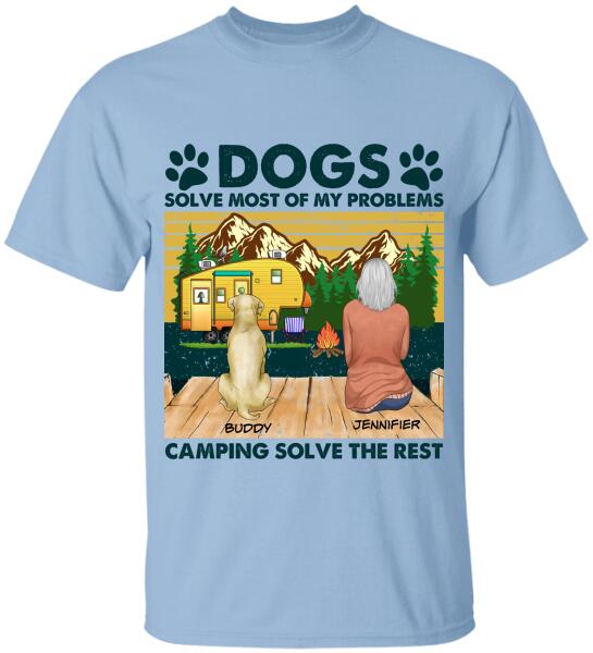 Dogs Solve Most Of My Problems - Personalized T-Shirt