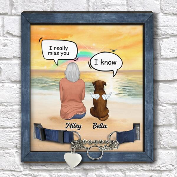 You Left Paw Prints On My Heart, Pet Memorial Sign, Pet Loss Gift