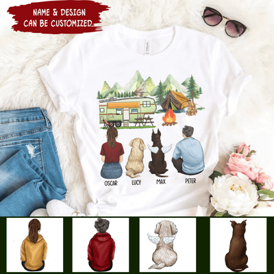 You, Me & The Dogs -Personalized T-Shirt