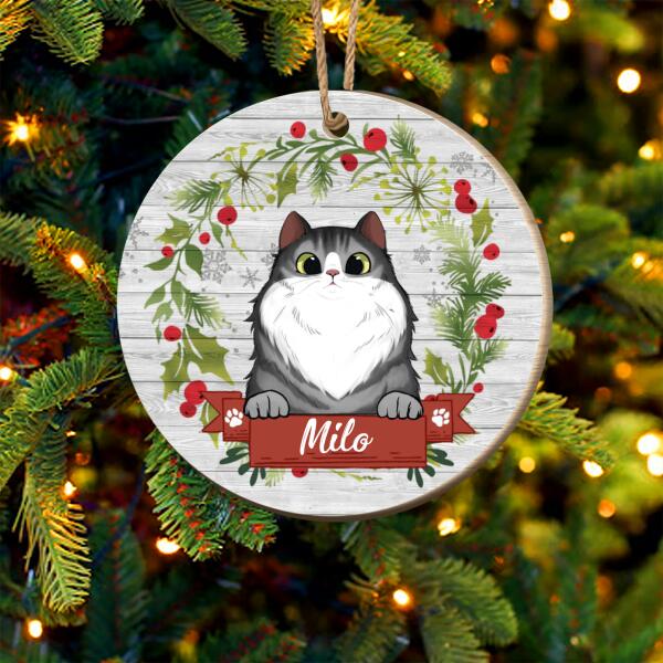 Personalized Mistletoe For Dog Lover - Wooden Print Ornament