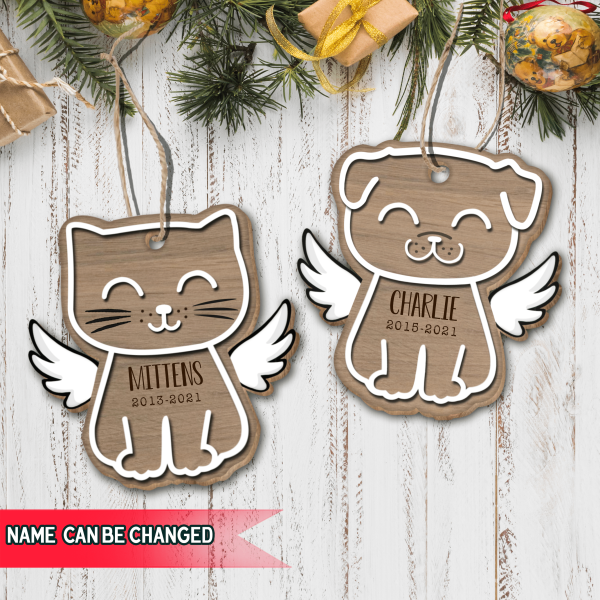 REMEMBER PET,CUSTOM NAME PERSONALIZED ORNAMENT