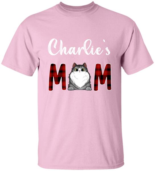 Personalized For Dog Mom, Cat Mom -T-Shirt