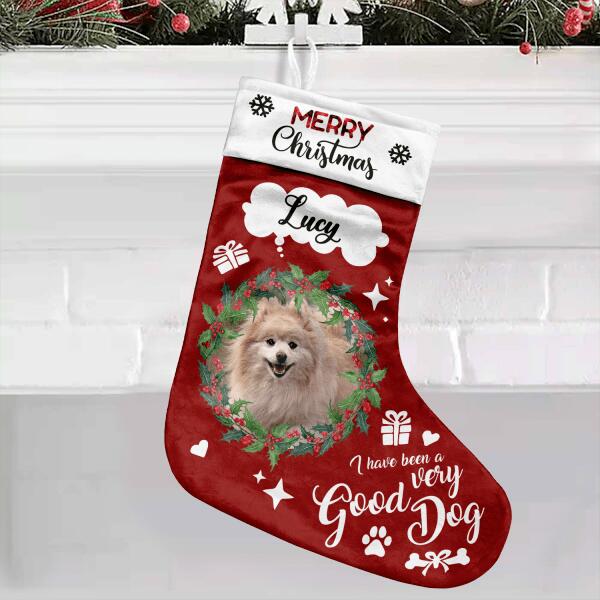 I Have Been A Very Good Dog Personalized Stocking