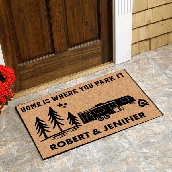 Home Is Where You Park It - Doormat
