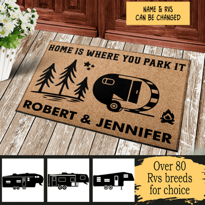 Home Is Where You Park It - Doormat