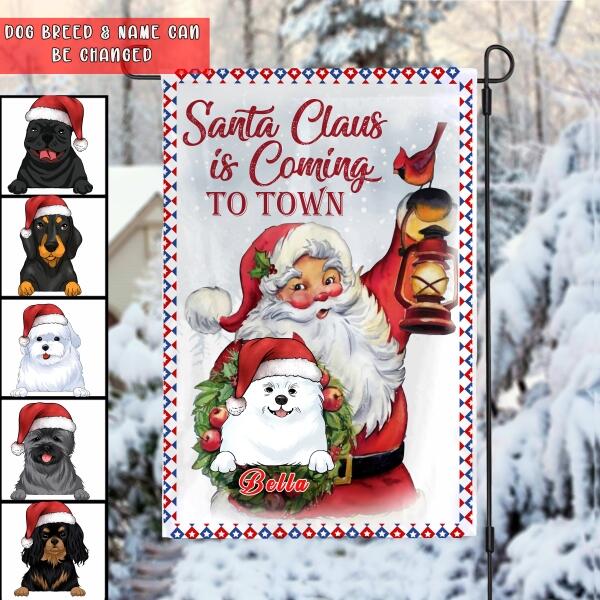 Santa Claus Is Coming To Town, Garden Flag