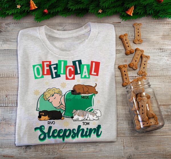 Official Sleepshirt, Dog Lovers, Personalized T-shirt, Sweatshirt
