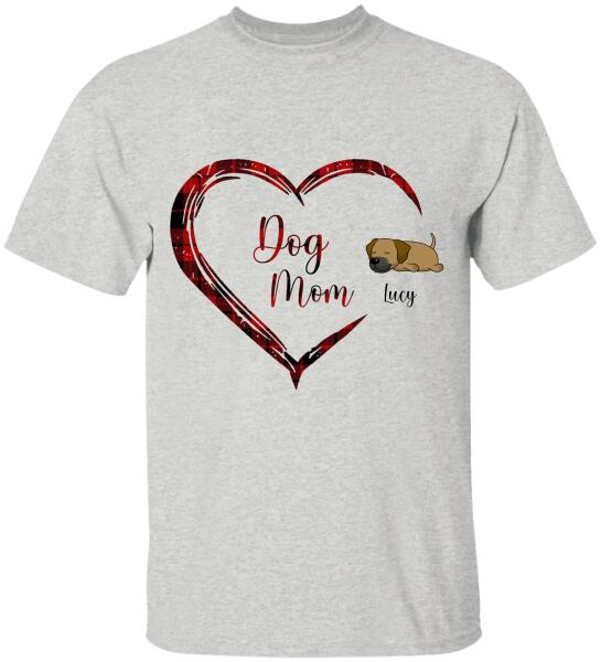 Dog Mom, Personalized T-Shirt, Gift For Dog Lovers