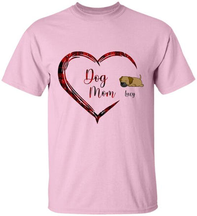 Dog Mom, Personalized T-Shirt, Gift For Dog Lovers