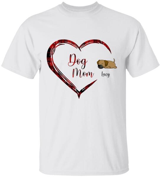 Dog Mom, Personalized T-Shirt, Gift For Dog Lovers