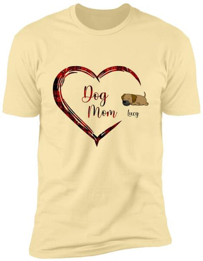 Dog Mom, Personalized T-Shirt, Gift For Dog Lovers