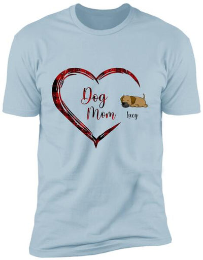 Dog Mom, Personalized T-Shirt, Gift For Dog Lovers
